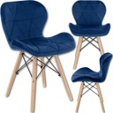 DSW синее бархатное кресло для гостиной, кухни и столовой.