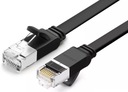 Płaski patchcord kabel przewód sieciowy Ethernet RJ45 Cat 6 UTP 1000 Mbps 1 Złącze 2 RJ45