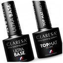 Гибридный лак Claresa ULTRA BASE + TOP MAT NO WIPE