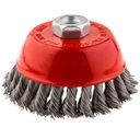 ПРОВОЛОЧНАЯ ЩЕТКА 65 мм M14, СКРУЧЕННАЯ СТАЛЬНАЯ ПРОВОЛОКА
