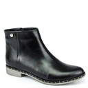 CARINII B5205 Ботинки челси, СЕРАЯ КОЖА, ЧЕРНЫЙ 36