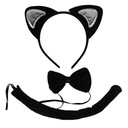 НАБОР ХВОСТОВОЙ ГАЛСТУК КОТЕНОК С СЕРЕБРОМ