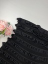 Šaty čierny hodváb Elizabeth & Jamy USA S Dĺžka mini