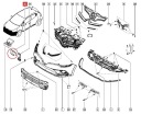 RENAULT CLIO IV LIFT 2016-2020 GUIDE D'AIR PRZESLONA ADMISSION DROIT OEphoto 10