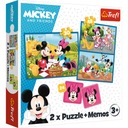 Puzzle 2v1 + memos Zoznámte sa s hrdinami Disney TREFL Kód výrobcu 5900511933444