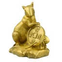 2 szt. Chiński posąg szczura Feng Shui figurka zwi Wysokość produktu 0 cm