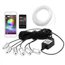 8M EL WIRE ВОЛОКОННО-ОПТИЧЕСКИЙ ОКРУЖАЮЩИЙ СВЕТОДИОД RGB SMART APP