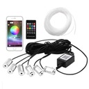 8M CABLE DE FIBRA ÓPTICA EL WIRE AMBIENT DIODO LUMINOSO LED RGB SMART APP 