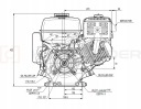 ДВИГУН SPALINOWY HONDA GX270 UT2QXQ4OH Z НАСОС GR1 4,70CM3  (17575645007) фото min 8