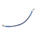 BLUE WIRE INHIBITORY MOTORCYCLE AGED NYLON STEEL STAINLESS STEEL HOSE OIL  photo 4