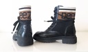 buty trzewiki trapery CCC DeeZee 35 dziewczęce czarne ściągacz napis Kod producenta CS5819-22