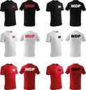 Koszulki MDP koszulka mdp czarne koszulki mdp z nadrukiem strażackie XL Kolor wielokolorowy