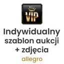 Projekt - przygotowanie aukcji allegro - indywidualny szablon - zdjęcia