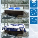 Надувная подушка для бассейна на зиму 120х120см -20С