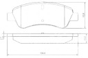 PLAQUETTES FREIN PEUGEOT 307 1.4I 01-photo 12