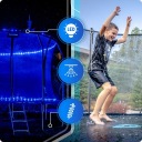Садовий батут 14ft 427СМ безпечний для стрибків з драбинкою Thunder