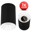 Потолочный светильник накладного монтажа HALOGEN GU10 Black White LED SPOT Tube LAMP