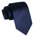 Темно-синий элегантный широкий галстук Angelo di Monti - 7 см