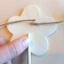 DIY Деревянные фигурки бабочки и цветы украшения 12шт