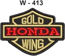 Honda GoldWing, нашивка на мотоцикл