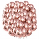 Резиновые шарики розового золота 26 см - 50 шт.