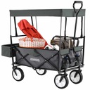 СКЛАДНАЯ ТРАНСПОРТНАЯ ТЕЛЕЖКА С КРЫШЕЙ