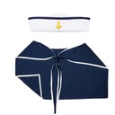 МОРСКОЙ НАряд ШАПКА + ВОРОТНИК 3-9 ЛЕТ