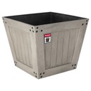 СЕРАЯ КРЫШКА ДЛЯ ЦВЕТОЧНОГО ВАЗОНА ДЛЯ БАЛКОНА ТЕРРАСЫ ДЛЯ ЦВЕТОВ