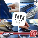 SCOUTT | ДЕФЛЕКТОР / ЗАХИСТ ПЕРЕДНЬОЇ КАПОТУ DO SUBARU TRIBECA B9 2004-2007  фото 10