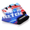 Велоперчатки Meteor Kids M Map blue