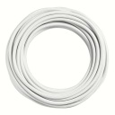 Кабель в оплетке 2х0,75 WHITE 3м