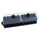 КЕРАМИЧЕСКИЙ БЛОК ПРЕДОХРАНИТЕЛЕЙ НА 10 РОЗЕТОК