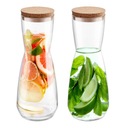 ГРАФИН ДЛЯ ВОДЫ СТЕКЛЯННЫЙ С ПРОБКОЙ Набор из 2 шт.