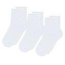 Носки белые школьные по физкультуре, 3 пары, 35-38