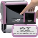 TRODAT STAMP 4911 ДЛЯ 4-СТРООЧНОГО ДИЗАЙНА КОРПОРАТИВНОГО ЛИЧНОГО ОФИСА + ЛАСТИК