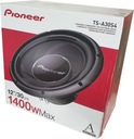 SUBWOOFER PIONEER TS-A30S4 MOC 1400W GŁOŚNIK ROZMIAR 30CM !NAJNIŻSZA CENA! Model TS-A30S4