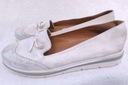 Женская обувь 40 мокасины белые серые