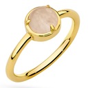 СЕРЕБРЯНОЕ КОЛЬЦО пр. 925 с розовым кварцем р.9