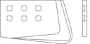 ОТВАЛ ГУСЕНИЦА D4D, D4E