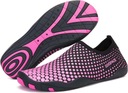ВОДНЫЕ ТУФЛИ МУЖСКИЕ ЖЕНСКИЕ, ЧЕРНО-РОЗОВЫЕ, размер 35