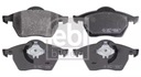 FEBI PADS BRAKE FRONT AUDI A3 8L IBIZA 6L 