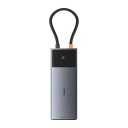 BASEUS HUB USB-C — HDMI/3x USB/USB-C PD/сетевая карта/устройство чтения карт памяти