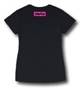 DAVCA Dámske tričko black pink logo ružová XL EAN (GTIN) 5904703240945