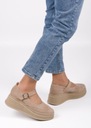 ЗАМШЕВЫЕ ТУФЛИ НА ПЛАТФОРМЕ, OPTIMO STRAP 37
