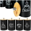 НАБОР КОНТЕЙНЕРОВ НАБОР КОФЕ ЧАЙ САХАР СОЛЬ