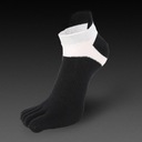4x Toe Socks Mesh Athletic Yoga Crew Socks Hmotnosť (s balením) 0.1 kg