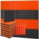 Звукоизоляционные панели, серо-оранжевый куб, 4м2, акустическая игровая комната
