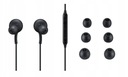 Samsung słuchawki przewodowe E0-IC100 USB-C dokanałowe czarne Mikrofon tak