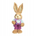 Figurka królika ze słomy Posąg królika Wielkanoc Kod producenta Elodio-53087219