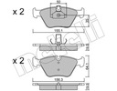 METELLI ZAPATAS DE FRENADO 22-0207-0 